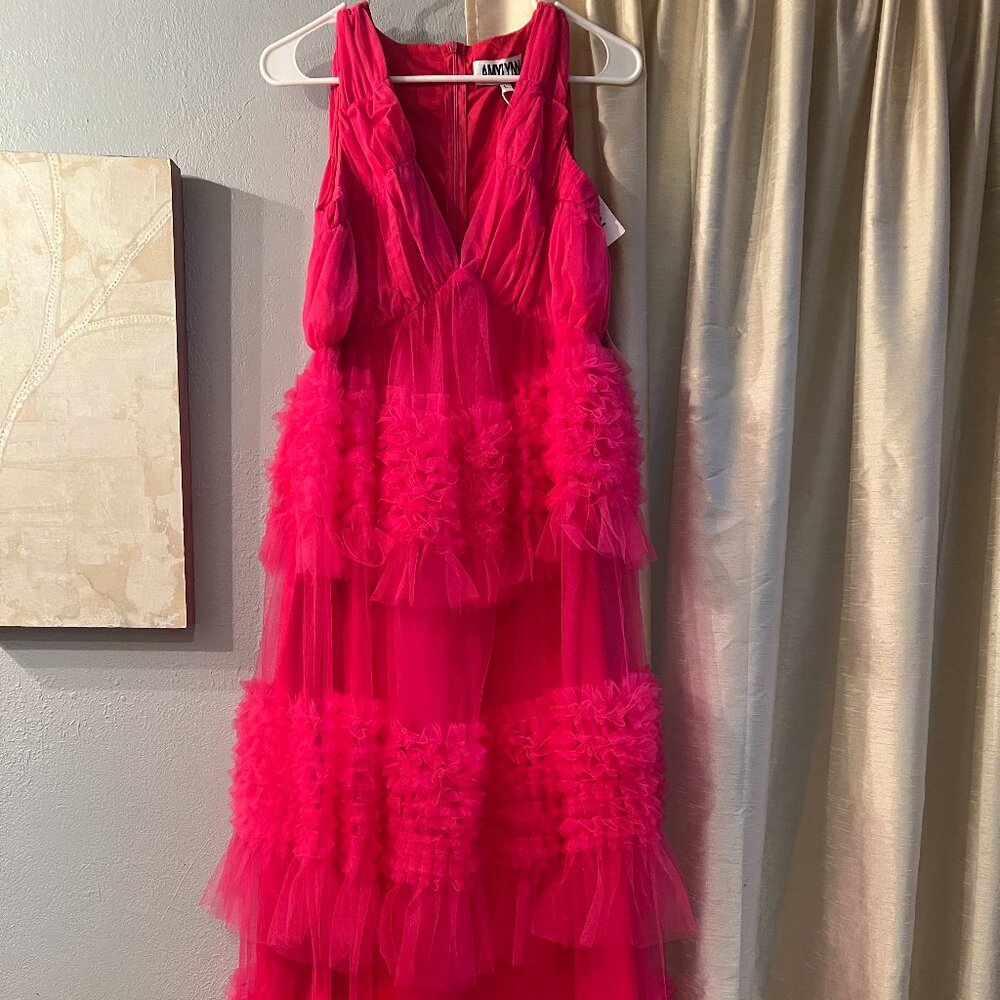 Amy Lynn NWT hot pink tulle dress